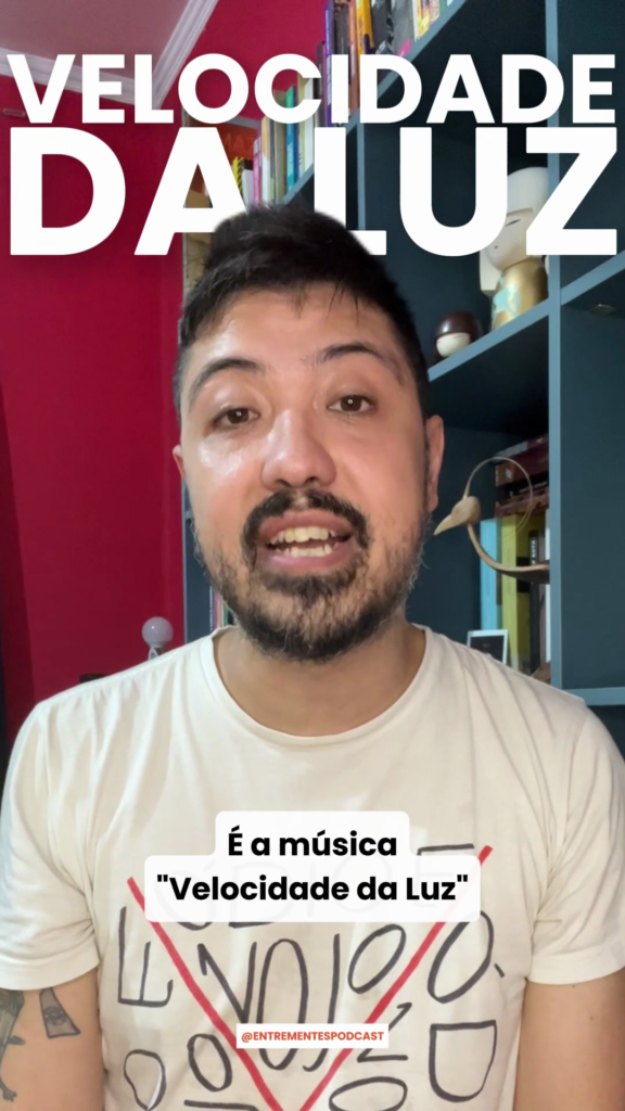 Capa do vídeo sobre o samba Velocidade da Luz, que fala de suicídoio