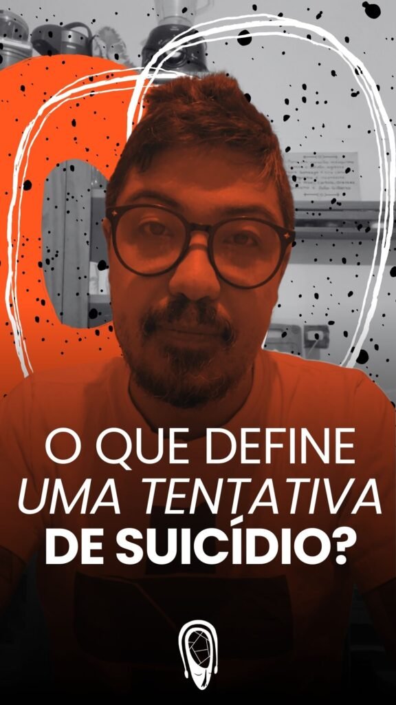 Capa do vídeo explicando o que define uma tentaiva de suicídio como tal